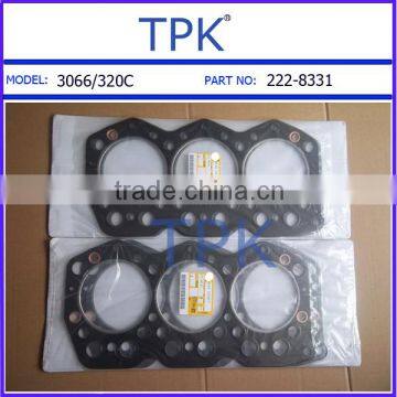 3066 Cylinder Head Full Gasket Kit 222-8331
