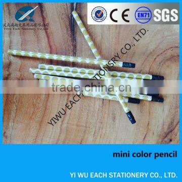 2014 hottest wood palstic mantle pencil with black eraser yiwu pencil factories,pencils with logo