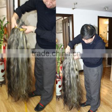 grey hair bulk unprocessed virgin hair extension raw hair bulk