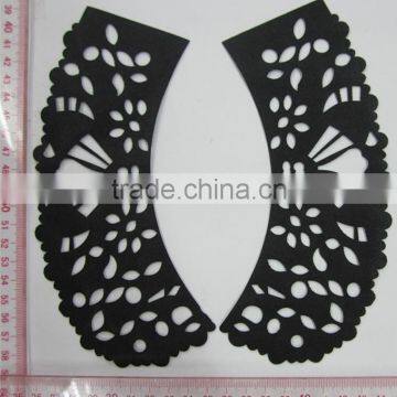 New Arrive Laser Cutting Neck Trimming PU Collar - S1408 photo-4