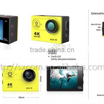 2016 Best Quality! 4K Video WiFi and Remote Control Waterproof Sport Mini DV--DV-22 photo-2