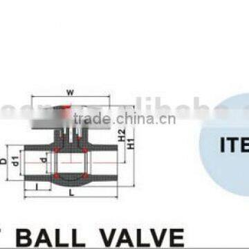 Cheap Price CPVC Compact Ball Valve ASTM D2846