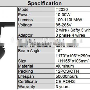 30w Track Light With High Power Led Chip for Clothing Shop, Shopping Mall photo-2