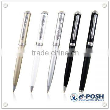 Metal click action ball pen