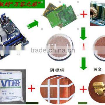 Public Circuit Board recycling equipment/machine/PCB crushing and recycling plant