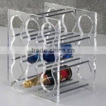 GH-RZ271 Strict Request Quanlity Custom Made Nice Looking Acrylic Display Rack for Red Wine photo-3