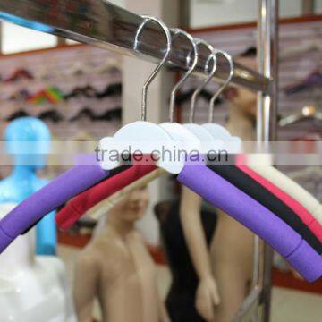 Xu Feng child cheap colorful plastic hanger with sponge factory 801B