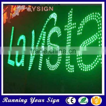 good visual punching holes exposed led illuminated led letters