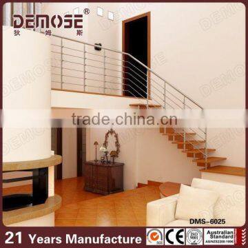 narrow staircase and railing design for second floor