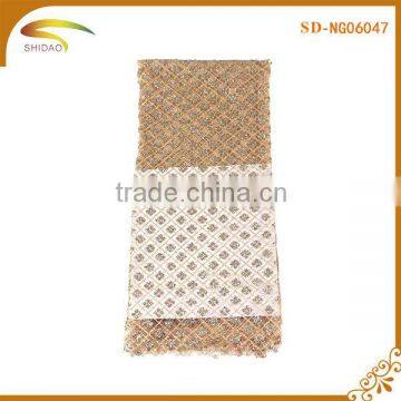 custom wholesale clothes accessories african style french lace trim floral