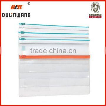 zipper pvc clear bag