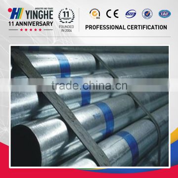 BS1387 galvanized iron water pipes