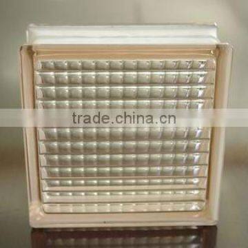 Glass block -pink parallel