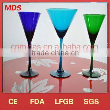 Colored wholesale martini glass vases centerpieces