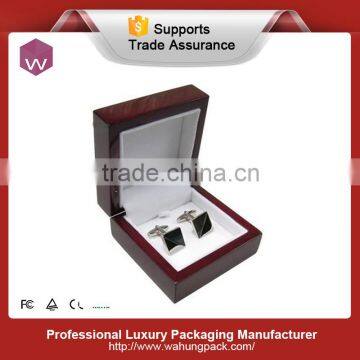 Handmade cufflink display box for sale(WH-0301)