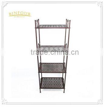 New Style Planters Stand Shelf metal garden flower shelf rack