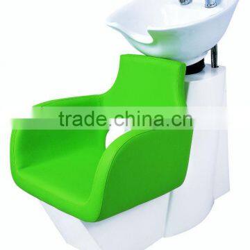 green beauty shampoo chair for massage or hair washing in salon