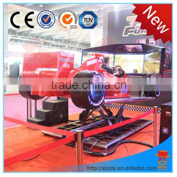 F1 car driving simulator with high quality, game machine inmotion electric unicycle