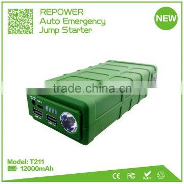 Repower T211 600A peak current jump starter with four battery