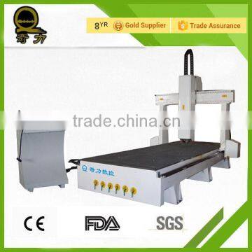 QL-1212 High-feed(1m) Plastic PVC Foam Board Cutting CNC Router With Vacuum Bed Machine