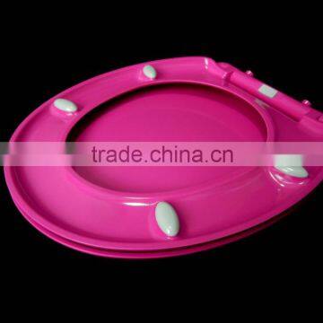 Custom Glitter Family Colored Round Soft Urea Toilet Seat photo-5