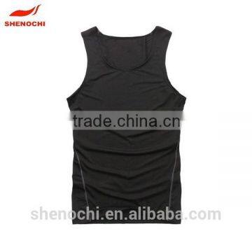 Wholesale made in China dri fit printed gym tank top mens