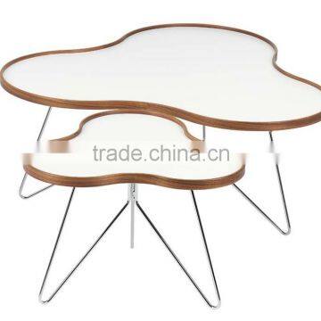 fashionable design hot sell wooden flower coffee table