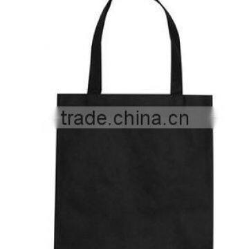 tote shopping bag/recycled black pp blank shopping tote bag