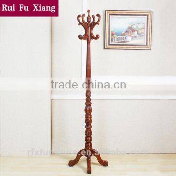 Federal classic wooden clothes tree with creative design and handmade carving K-204