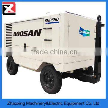 high quality screw high pressure diesel mobile air compressor