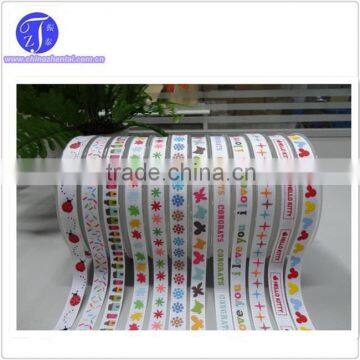 Cartoon Character Printed ribbon baby theme for Craft Kids Bow
