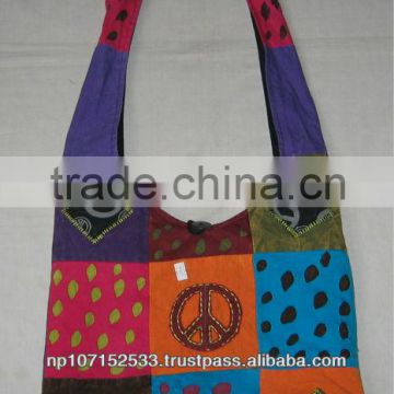 SHB119 cotton patch with hole cut and qpplique patch and peace sign price 260rs $3.05