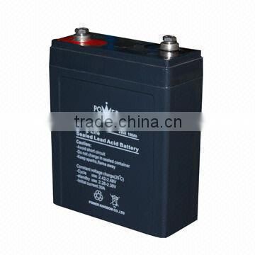 2V100AH SLA battery Telecom Battery with PL Series and 3,000Ah Capacity, Used for Electric Power Equipment