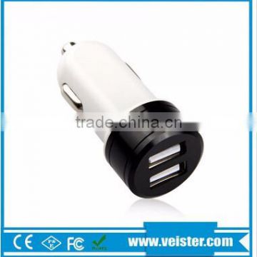 Hot Sale Car Charger Adaptor Dual USB 2-Port for iPhone 4 5 Samsung Popular