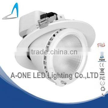 Adjustable rotatable 365 days commercial lighting led downlight 28w