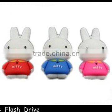 China factory full capacity cartoon animal usb flash drive USB 2.0