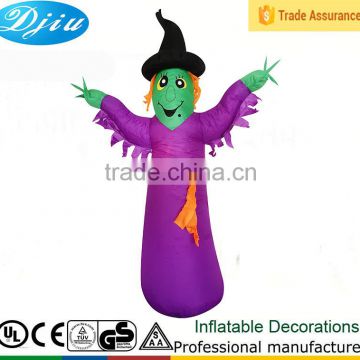 DJ-XT-129 inflatable witch lighted halloween bucket costume mask costume china wholesale