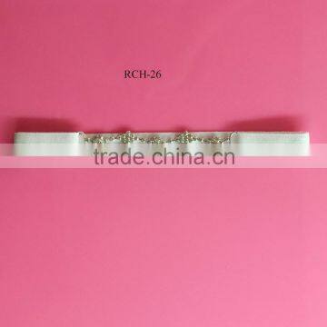 2015 hot selling Factory price Rhinestone connector headband (RCH-26)