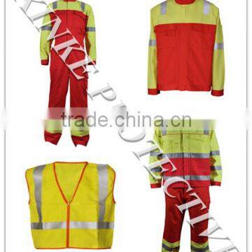 FR High visibility waterproof workwear with reflective tape