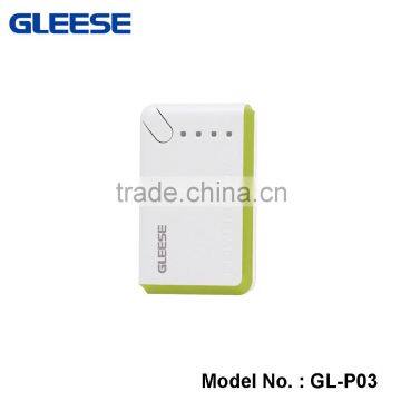 New Gleese FCC CE ROHS High Quality USB Smart Power Bank Battery for Portable Charger Mobile Power 6600mAh Xiaomi