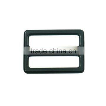 Eco-friendly Zinc Alloy Black Small Strap Buckle Sliders for Belt