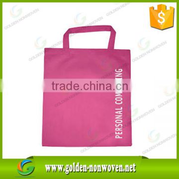 non woven shopping bag for household/non-woven bag handled with silk print/pp non woven shopping bag 80-120gsm