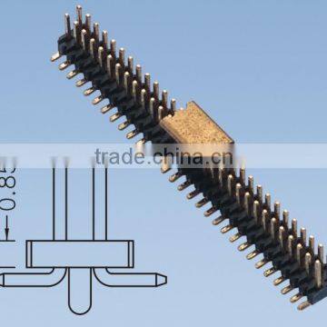 Double Row SMT Pin Header Pitch 1.27mm H=0.85