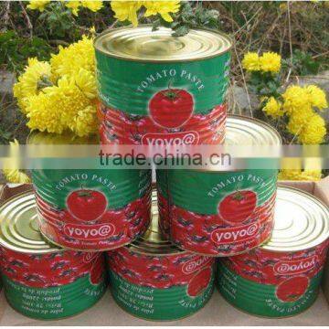 70G-3000G China Hot Sell Canned tomato paste