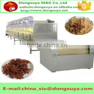 Big capacity microwave five spice powder drying equipment/five spice powder dryer machine