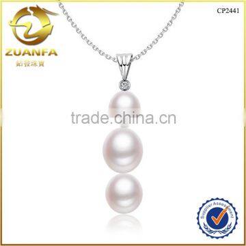 charming women fashion 925 sterling silver wedding pearl jewelry