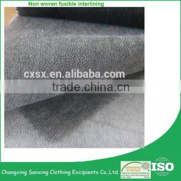 Double dot non woven fabric interfacing with PA coating