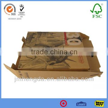 Custom printing high quality brown paper boxes for pan packaging