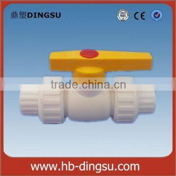 Large diameter full type Plastic UPVC ball Valves (ASTM BS DIN Standard)