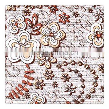 flower design printed film For Man made leather